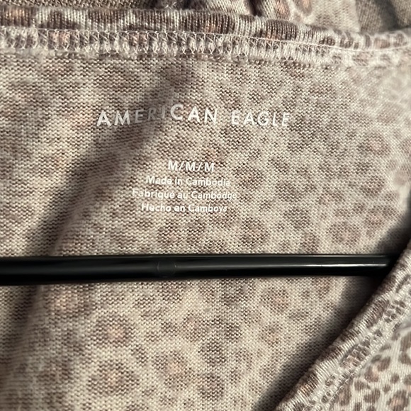 American Eagle oversized leopard print shirt - Picture 3 of 5